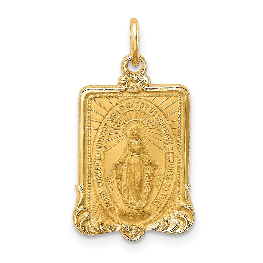 Gold Miraculous Medal Pendants