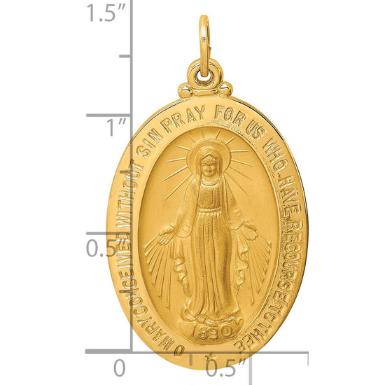 Gold Miraculous Medal Pendants