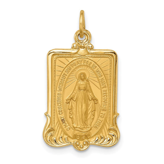 Gold Miraculous Medal Pendants
