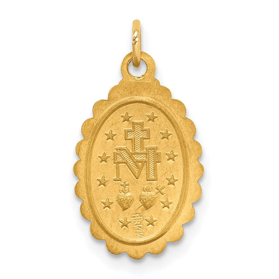 Gold Miraculous Medal Pendants