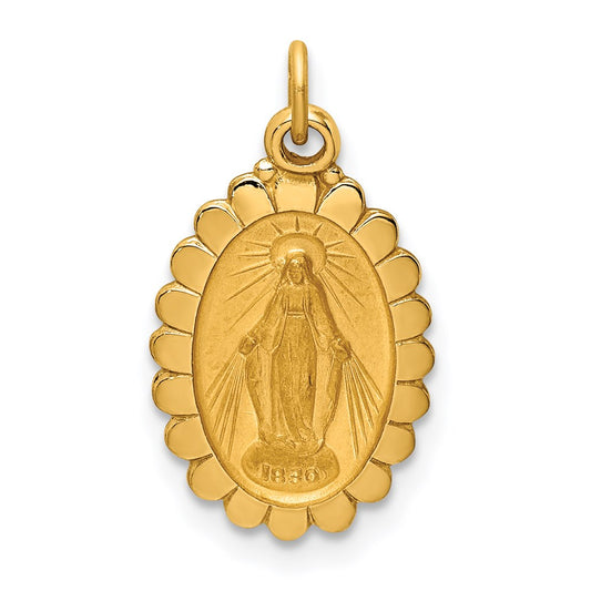 Gold Miraculous Medal Pendants