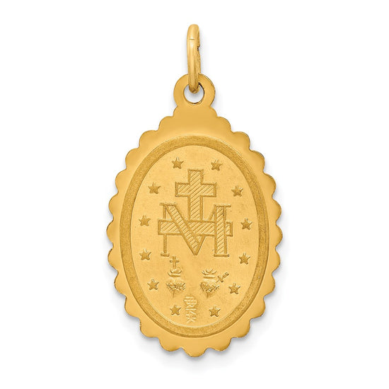 Gold Miraculous Medal Pendants