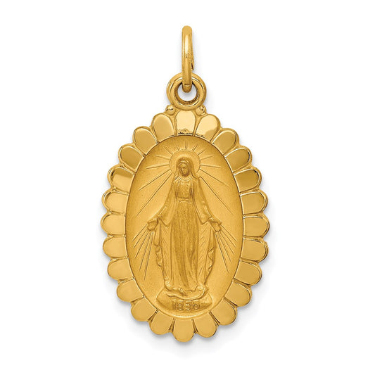 Gold Miraculous Medal Pendants