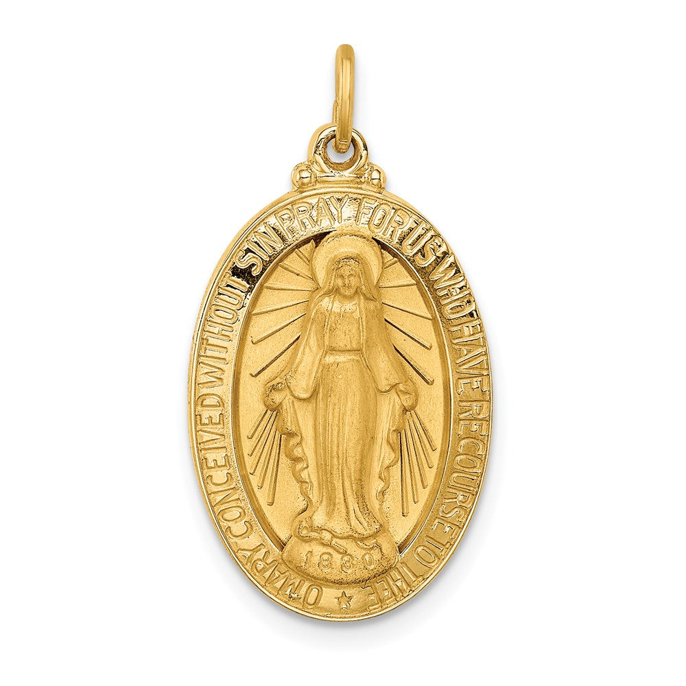 Gold Miraculous Medal Pendants