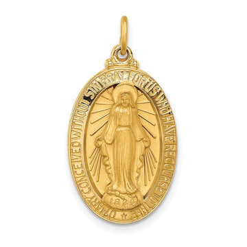 Gold Miraculous Medal Pendants
