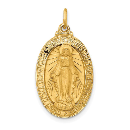 Gold Miraculous Medal Pendants