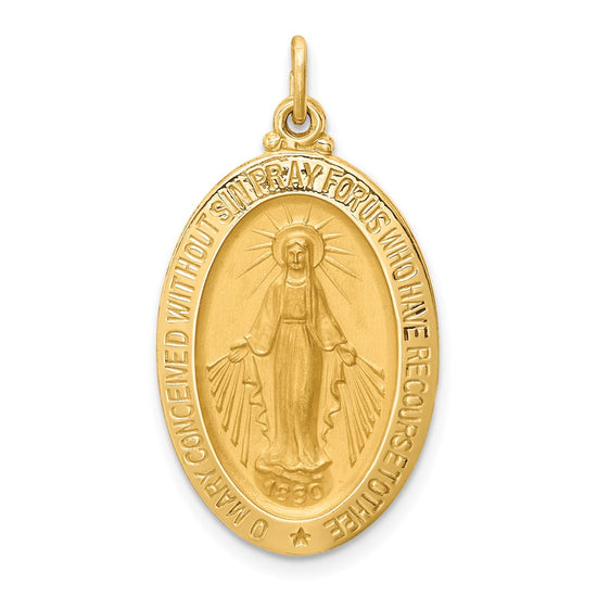 Gold Miraculous Medal Pendants