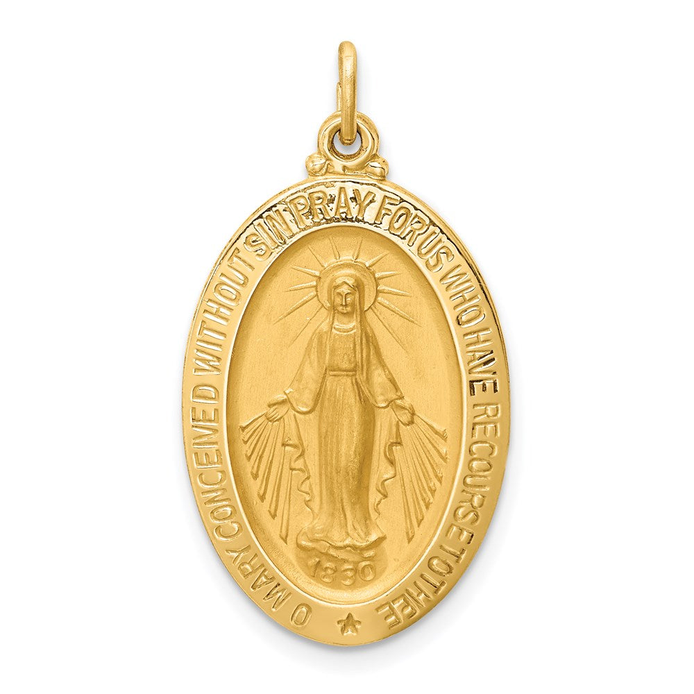 Gold Miraculous Medal Pendants