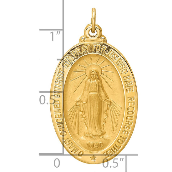 Gold Miraculous Medal Pendants