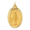 Gold Miraculous Medal Pendants