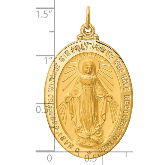 Gold Miraculous Medal Pendants