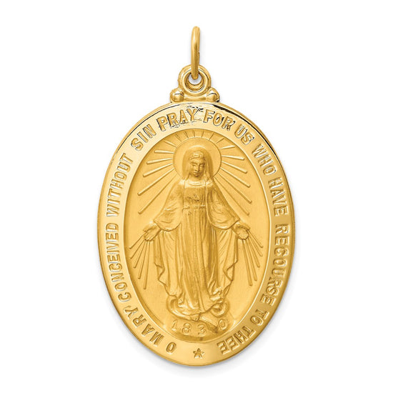 Gold Miraculous Medal Pendants
