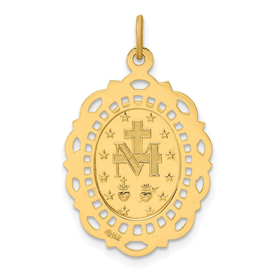 Gold Miraculous Medal Pendants