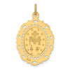 Gold Miraculous Medal Pendants