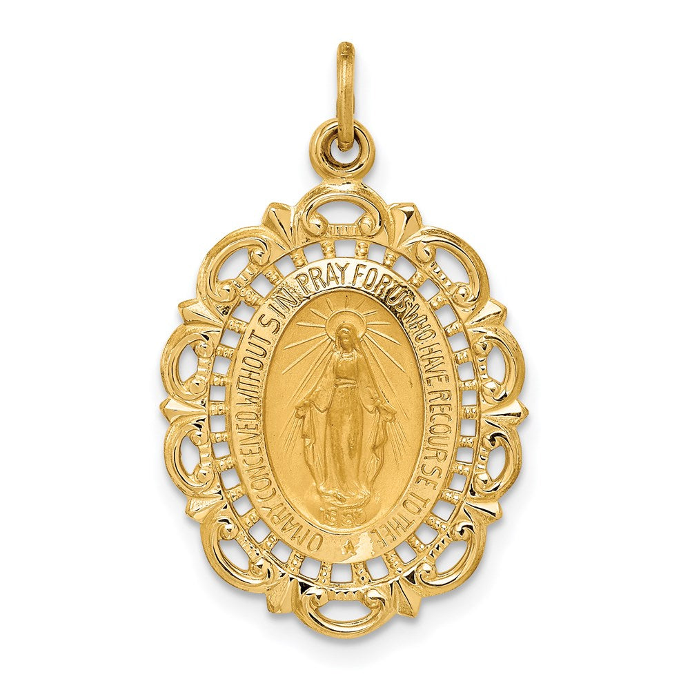 Gold Miraculous Medal Pendants