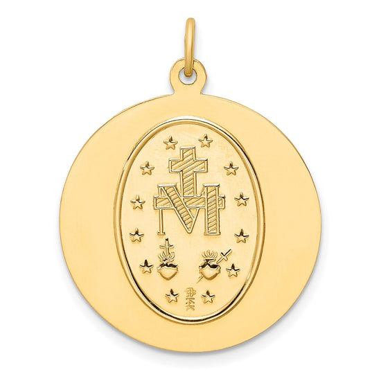 Gold Miraculous Medal Pendants