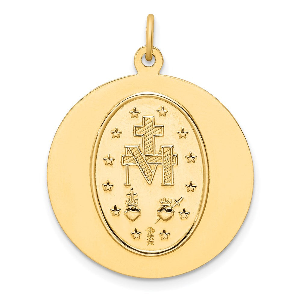 Gold Miraculous Medal Pendants