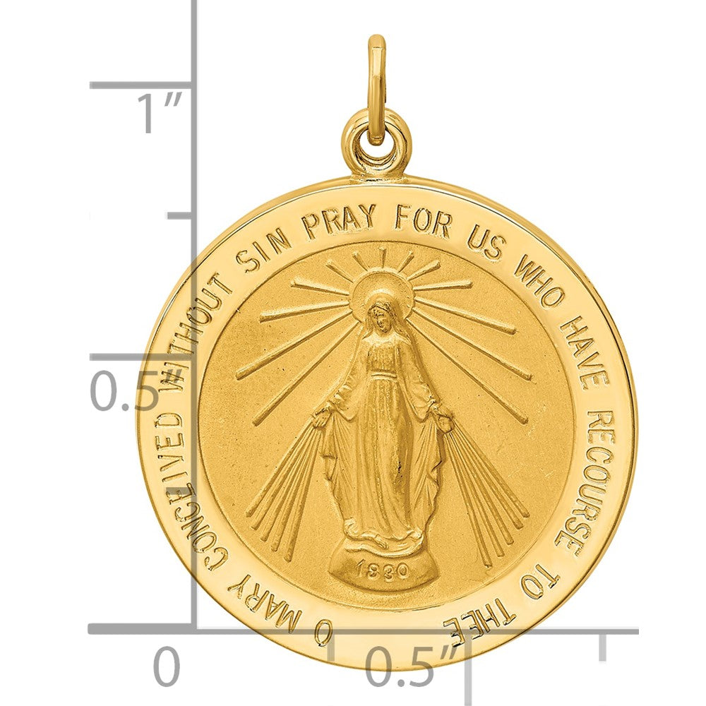Gold Miraculous Medal Pendants