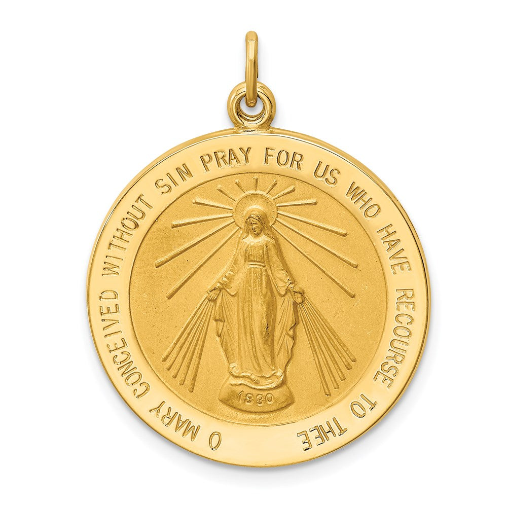 Gold Miraculous Medal Pendants