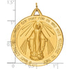 Gold Miraculous Medal Pendants