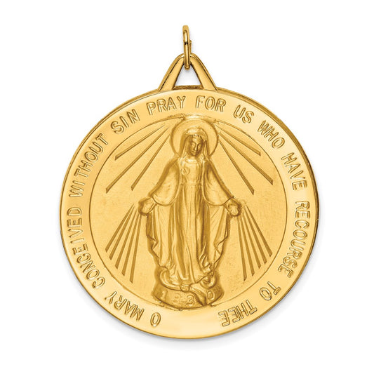 Gold Miraculous Medal Pendants