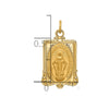 Gold Miraculous Medal Pendants