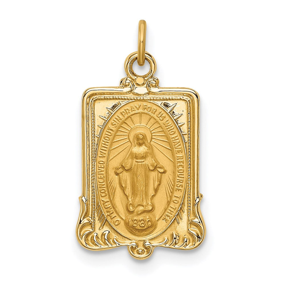 Gold Miraculous Medal Pendants