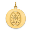 Gold Miraculous Medal Pendants