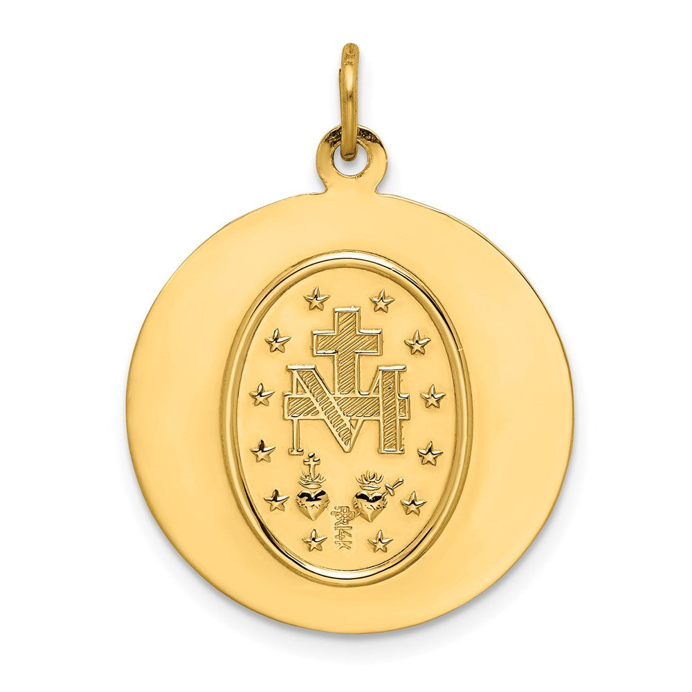 Gold Miraculous Medal Pendants