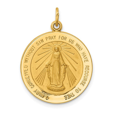 Gold Miraculous Medal Pendants