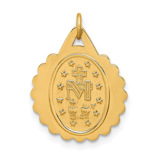 Gold Miraculous Medal Pendants