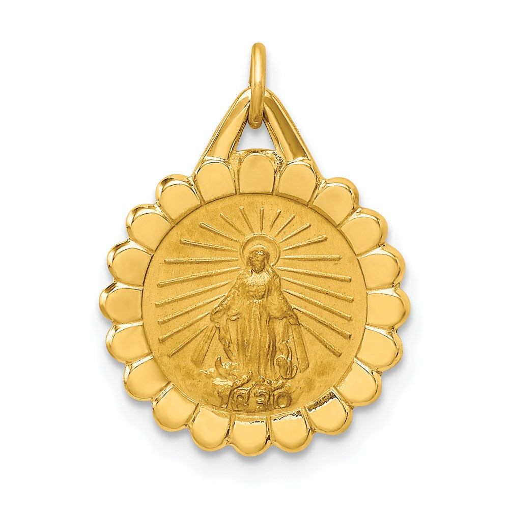 Gold Miraculous Medal Pendants