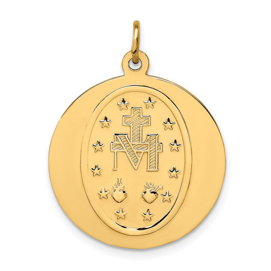 Gold Miraculous Medal Pendants