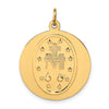 Gold Miraculous Medal Pendants