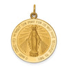 Gold Miraculous Medal Pendants