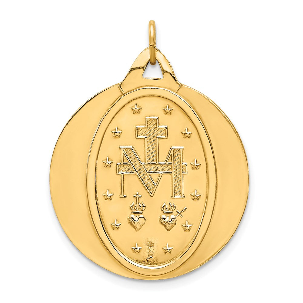 Gold Miraculous Medal Pendants