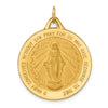 Gold Miraculous Medal Pendants