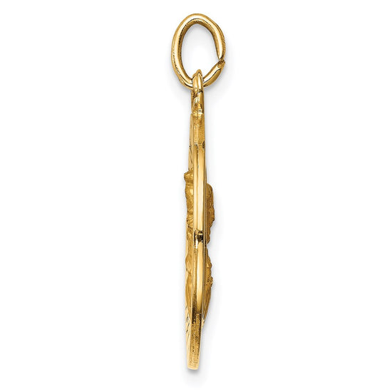 Gold Queen of the Holy Scapular Pendants