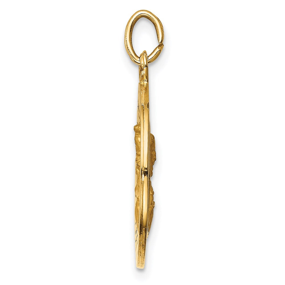 Gold Queen of the Holy Scapular Pendants