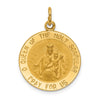 Gold Queen of the Holy Scapular Pendants