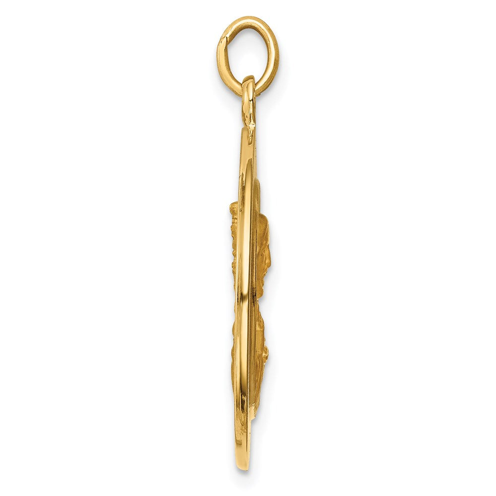 Gold Queen of the Holy Scapular Pendants