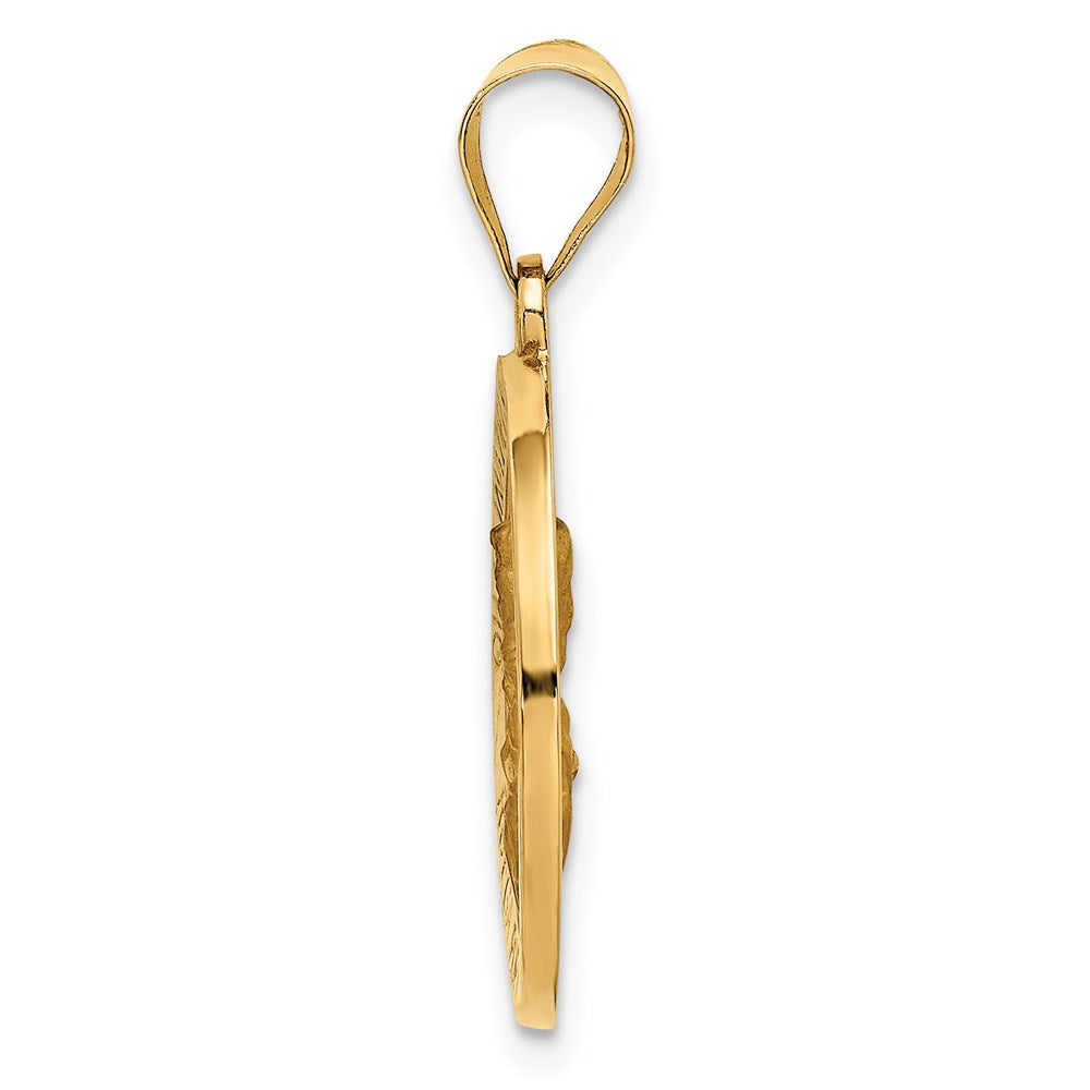 Gold Queen of the Holy Scapular Pendants