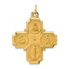 Gold Four Way Medal Pendants