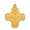 Gold Four Way Medal Pendants