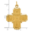 Gold Four Way Medal Pendants