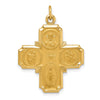 Gold Four Way Medal Pendants