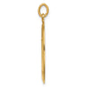 14k Polished and Satin Solid St. Anthony Medal Oval Pendant