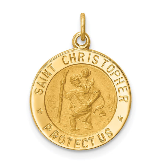 Gold St. Christopher Pendantsv