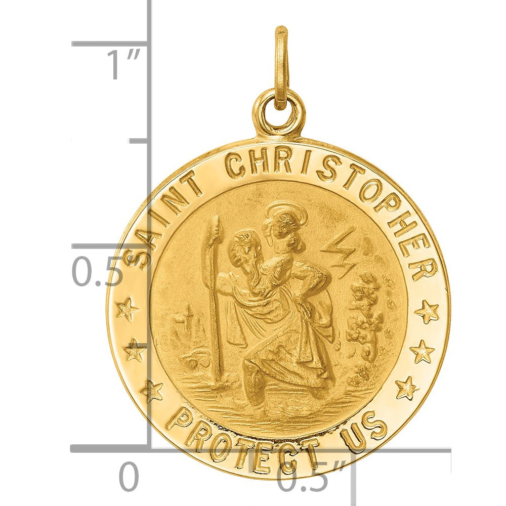 Gold St. Christopher Pendants