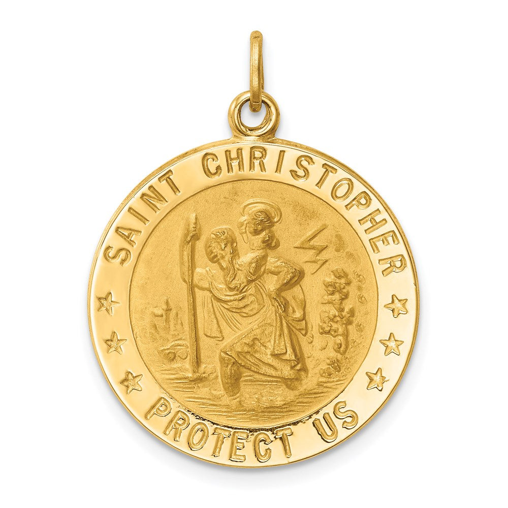 Gold St. Christopher Pendants